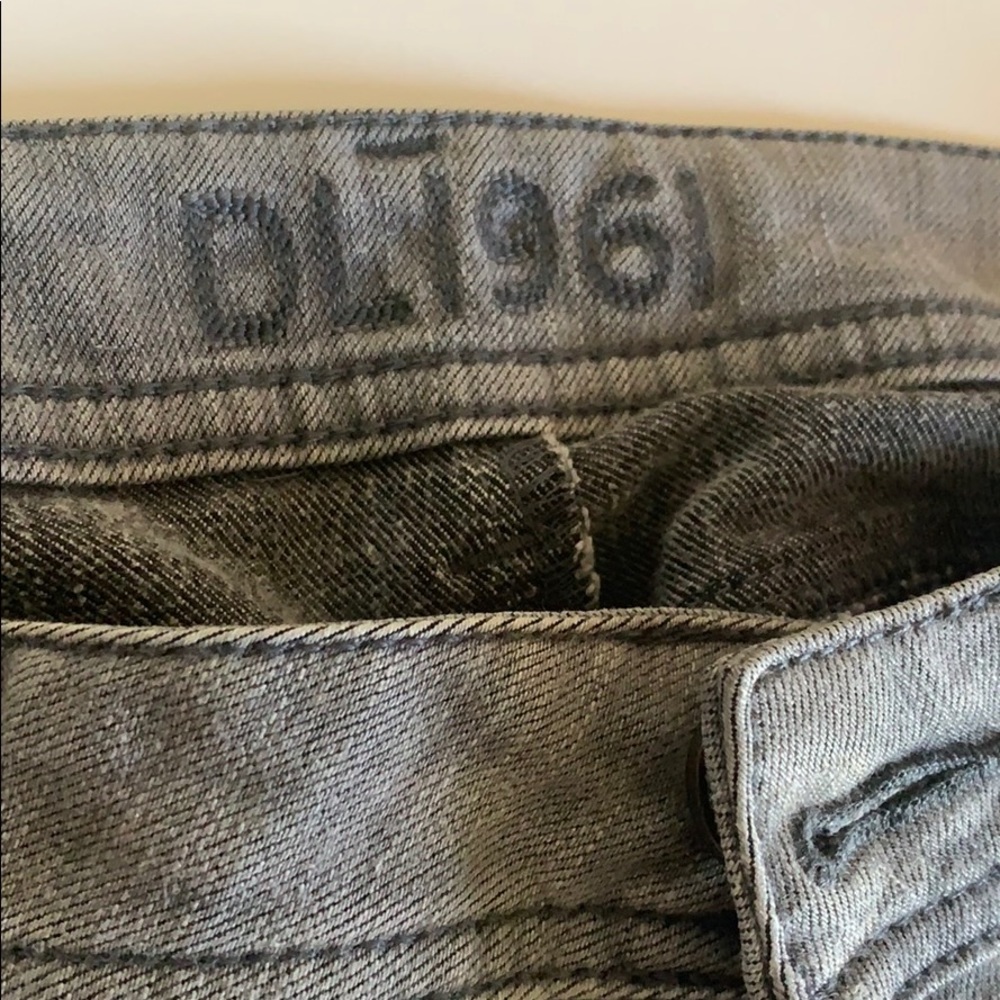 DL1961 grey wash boot cut jeans size 26